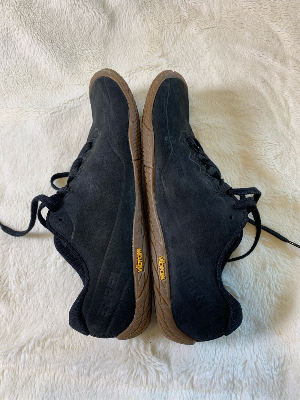 Merrell Womens Black Sneakers with Gum Toe Cap - Picture 4 of 6